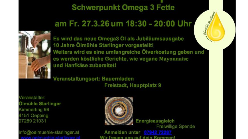 Öl Workshop Fr. 27.3.26